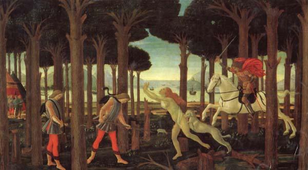 Sandro Botticelli The Story of Nastagio degli Onesti Sweden oil painting art